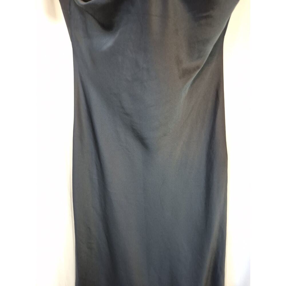 Abercombie & Fitch Open-Back Maxi Slip Dress Black XXSP - Picture 11 of 13